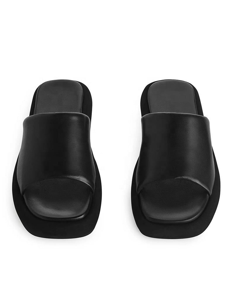 Fashion Outdoor Summer Beach Sliding Sandal New Oem Custom Logo Designer Eva Platform Flat Slides Slippers for Women and Ladies