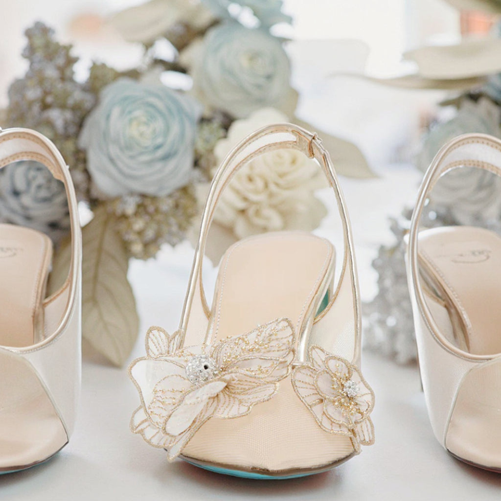Beige Floral Trendy Woman Mesh High Heels Sandals Comfortable Block Strap PU Insole Height Increasing Breathable Summer