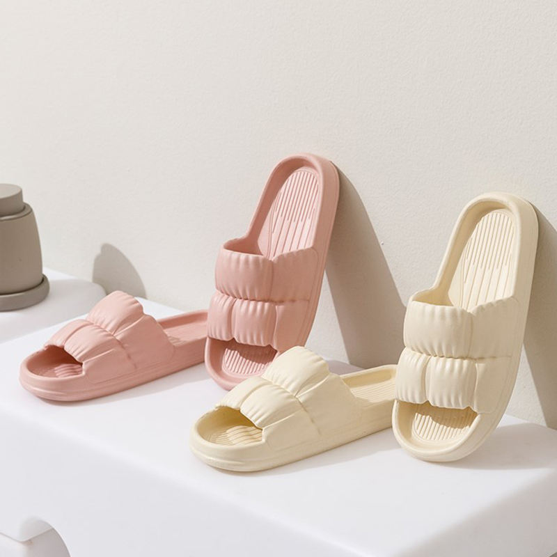 2025 Shoes Flower Shape Summer Comfortable Women Slippers Soft Cloud Light Weight Anti Slip EVA Flat Slippers