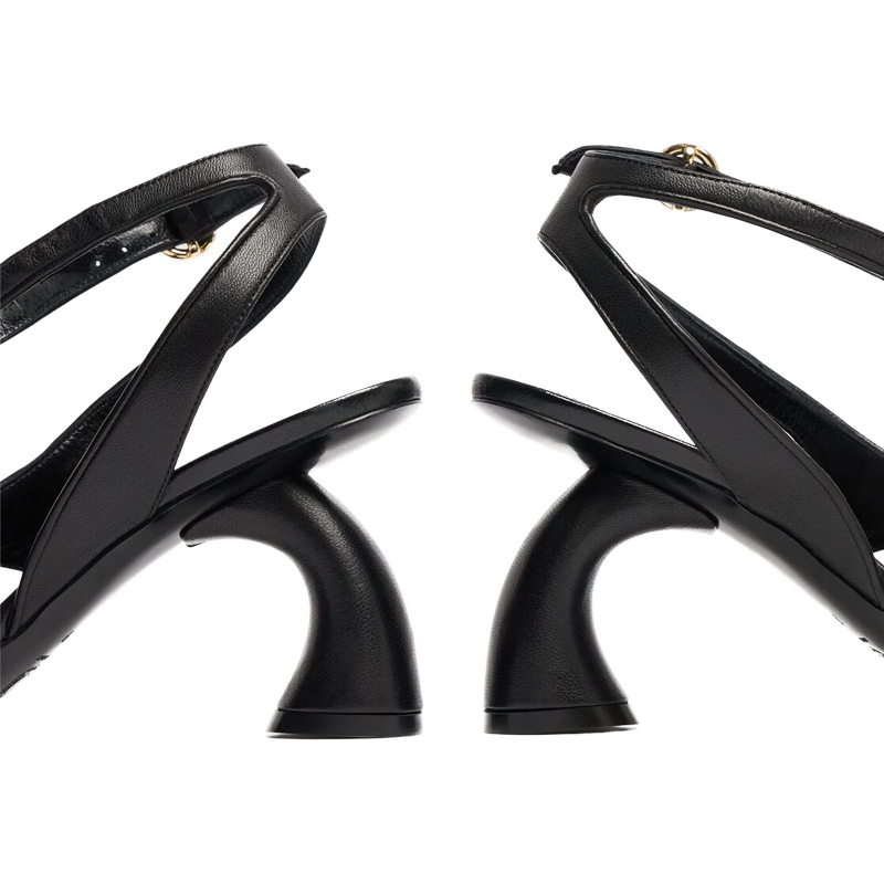 Designer Summer Sandals for Women Famous Brands Roman Genuine Leather Clip-Toe/Split-Toe High Custom Heels Upper Position
