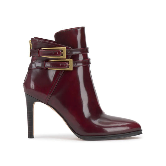 2025 Vintage Women's Ankle-Height Stiletto Heel Short Boots Sexy Pointed Toe Design with Solid Pattern Winter Collection