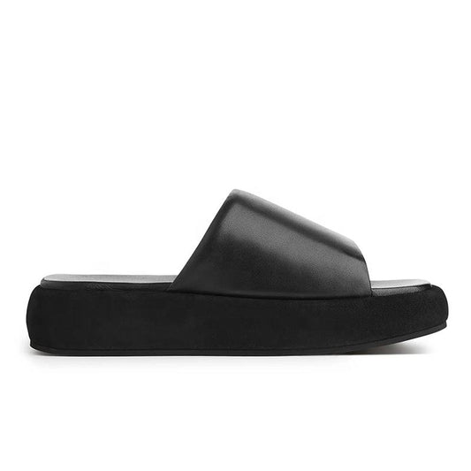Fashion Outdoor Summer Beach Sliding Sandal New Oem Custom Logo Designer Eva Platform Flat Slides Slippers for Women and Ladies