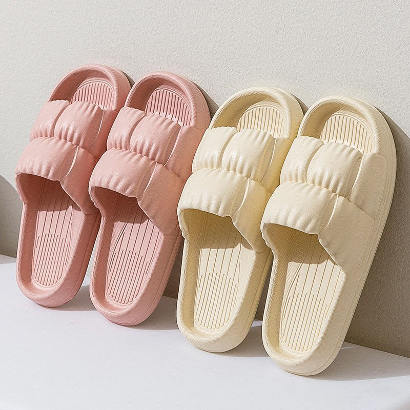 2025 Shoes Flower Shape Summer Comfortable Women Slippers Soft Cloud Light Weight Anti Slip EVA Flat Slippers