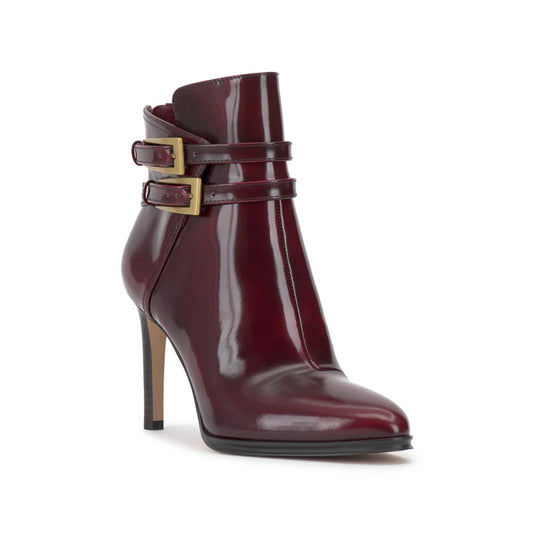 2025 Vintage Women's Ankle-Height Stiletto Heel Short Boots Sexy Pointed Toe Design with Solid Pattern Winter Collection