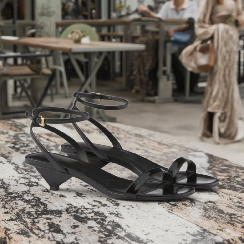 T-Strap Buckle High Heel Sandals Women Fashion Designer's Thin Heels Pumps Anti-Slippery Summer Styles Dropshipping