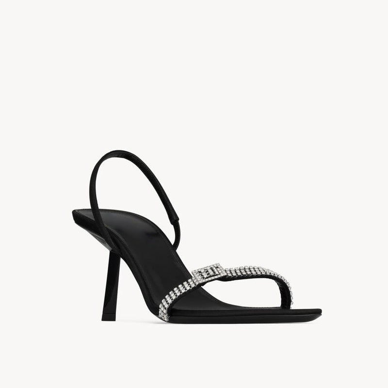 Gorgeous Ladies Patent Leather Summer Wedding Bridal Shoes 5 Inch High Heels Sexy Sandals with Round Toe Rubber Insole Parties
