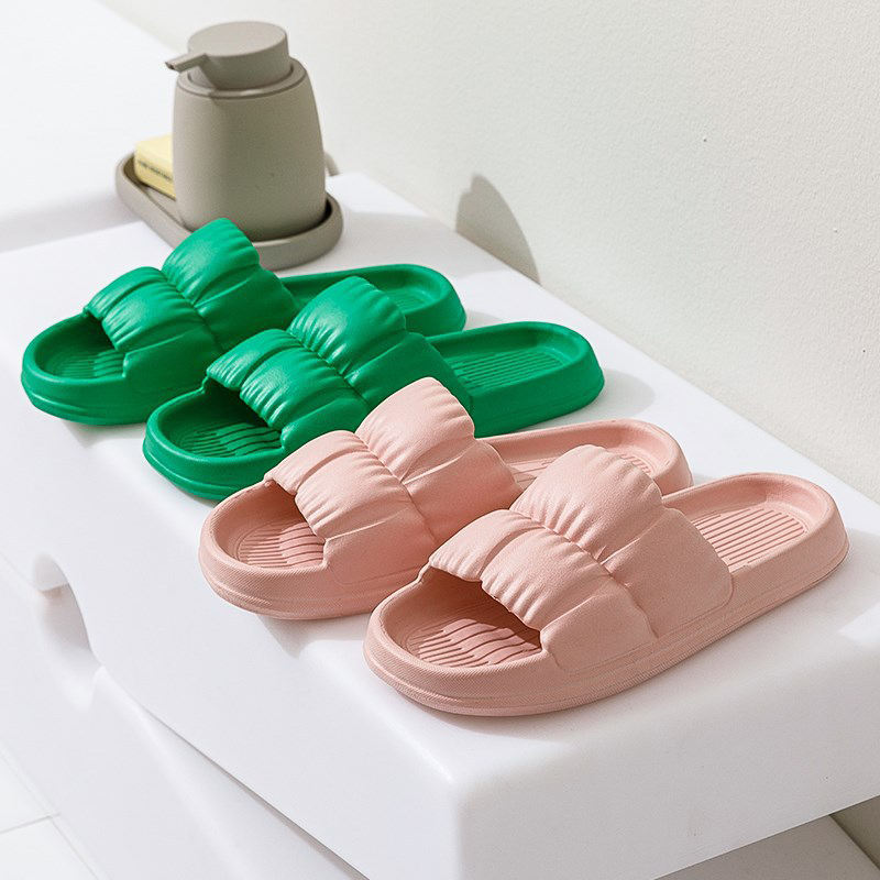 2025 Shoes Flower Shape Summer Comfortable Women Slippers Soft Cloud Light Weight Anti Slip EVA Flat Slippers