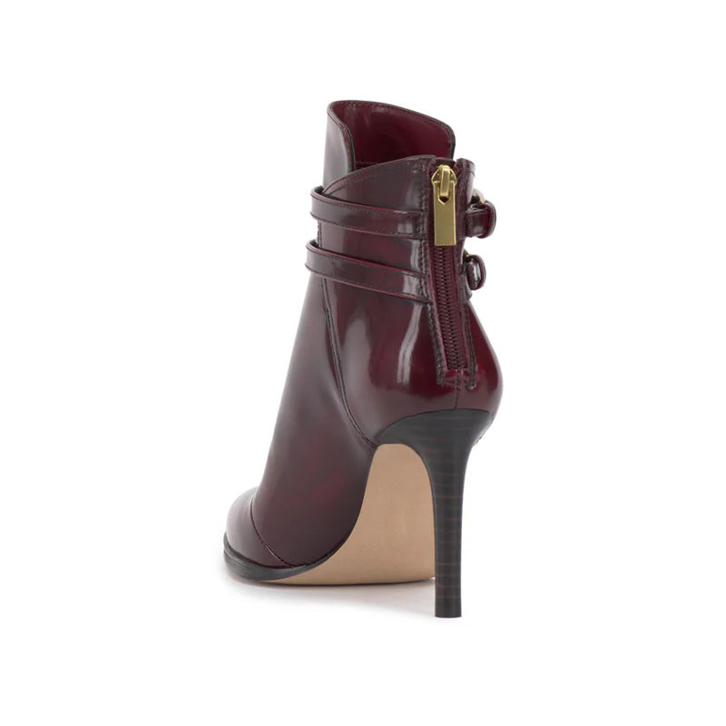 2025 Vintage Women's Ankle-Height Stiletto Heel Short Boots Sexy Pointed Toe Design with Solid Pattern Winter Collection