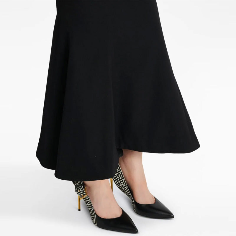 2025 Women's Gold Genuine Leather Stiletto Heel Shoes Soft Summer High Heels Pointed Toe Buckle-Fastening Thin