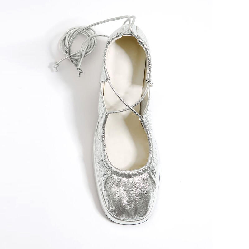Designer Pumps Manufacturer Designer Thick Heel Platform Heels Pumps Custom Square Toe Silver Chunky Heel Designer Pumps