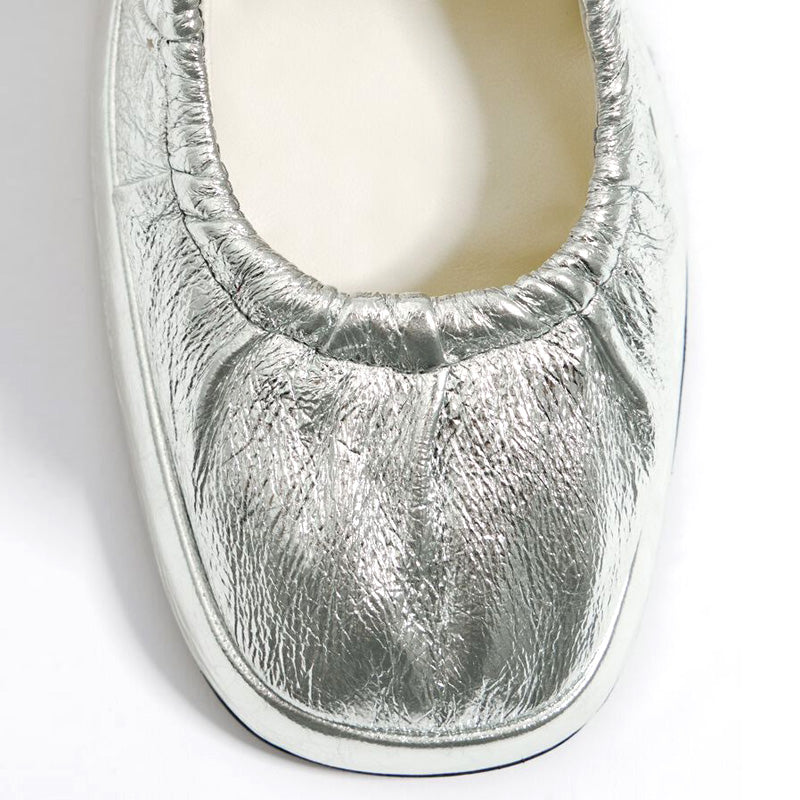 Designer Pumps Manufacturer Designer Thick Heel Platform Heels Pumps Custom Square Toe Silver Chunky Heel Designer Pumps
